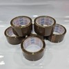 6x Brown Buff Parcel Packing Tape - 48mm x 66m