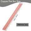 Copper 110 Flat Bar 1/8" x 5/8" x 12" Long,