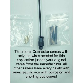 Auto Parts Solution STARTER SOLENOID PIGTAIL PLUG CONNECTOR HARNESS, ISUZU NPR, REACH, NRR, NQR