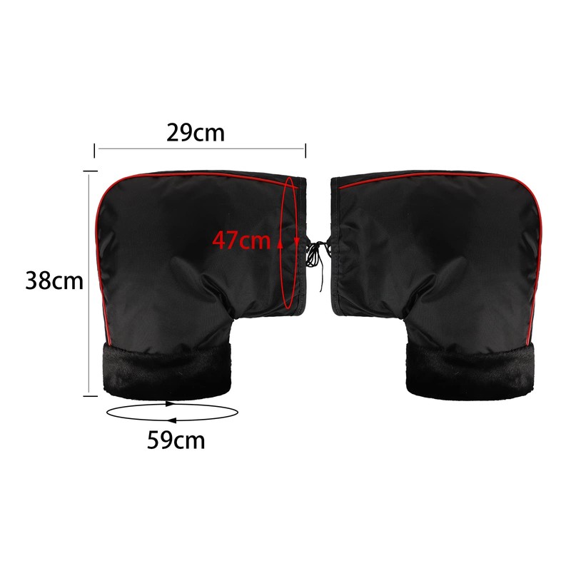 PENINSULA LOVE Waterproof ATV Hand Muffs Motorcycle Handlebar Gloves with