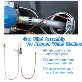 XYWZV RV Water Heater Parts - Replacement Jade Pilot Assembly and Thermocouple Kit for Atwood 91603 Water Heaters | Compatible with Dometic Atwood 91603 RV, Camper, Trailer Water Heaters