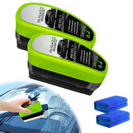 retigazo 2PCS Upgrade Automotive Oil Film Cleaning Brush, Reusable Oil Film Cleaning Brush, Glass Coating Brush for Windshield, Remove & Prevent Rain and Fog Cleaning Glass Brush