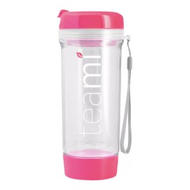 Teami Blends Tumbler Pink 20 oz. Tumbler & Water Glass