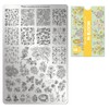 MOYRA Stamping plate 130 "IN BLOOM" Nail Stamping plate