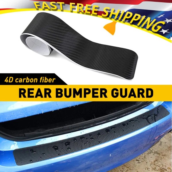 Unbranded 4D 90cm Bumper Rear Guard Sill Plate Trunk Trim