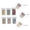 NOLITOY 6Pcs Marble Pattern Nail Transfer Stickers DIY Manicure Supplies