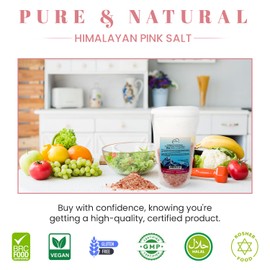 TKS Premium Himalayan Pink Salt - Coarse Grain for Grinder Refill, Hand-Mined (500g)