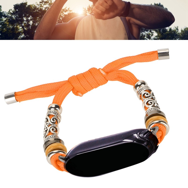Smartwatch Replacement Wristband Stylish Hand Woven Nylon Elastic Replacement Band
