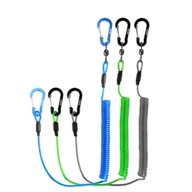 Booms Fishing T02 Heavy Duty Fishing Lanyard for Fishing Tools/Rods/Paddles, 3pcs