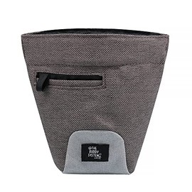 The Buddy System Buddy Bag - Dog Treat Pouch, Dog Trainer Waist Belt Bag, Adjustable Hands Free Leash for Running, Jogging and Training - 1 Pack