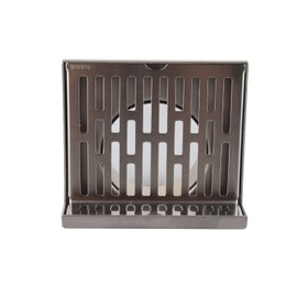 Side Drain 304 Stainless Steel Corrosion Resistance Thickened L Shape Floor Drain for Bathroom Hotel 5 Inch for 110mm Pipe