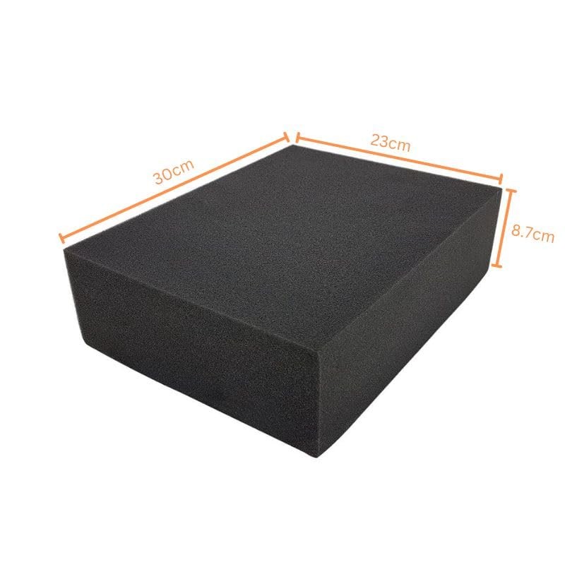 Solid Foam Block 300x230x87mm - General Use Foam Insert Compatible