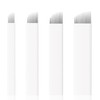 Microblading Sloped Needles White, 4 Pieces White Microblading Blades Needles,