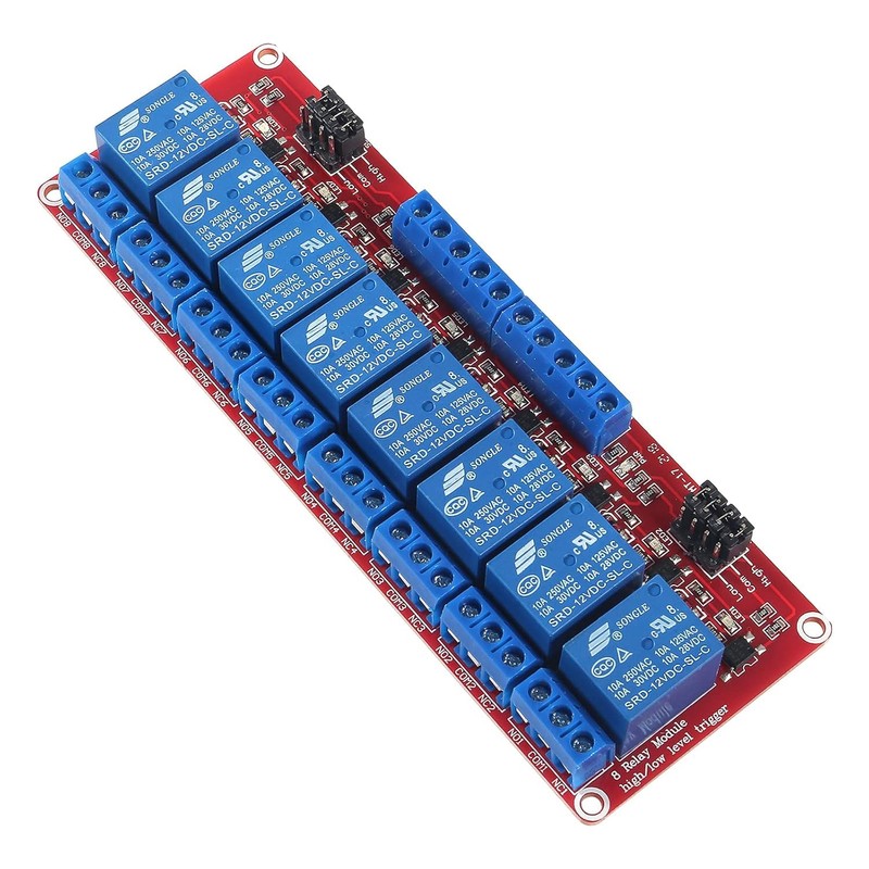 GTIWUNG 1 x 8 Channel 12 V Relay Module, Relay