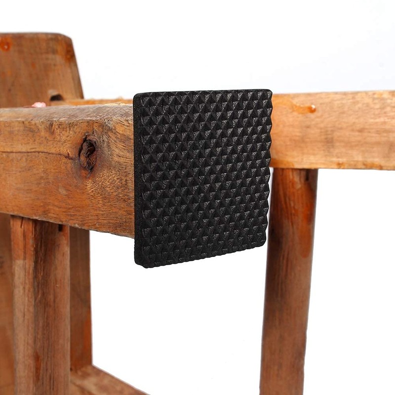 Non-Slip Rubber Furniture Pads, 12Pcs Wood Floor Protector Pad Table