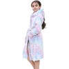 A2Z 4 Kids Girls Fleece Luxury Sherpa Hooded Dressing Gown