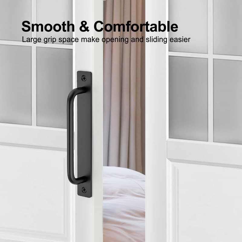 Ravinte Barn Door Handles 2 Pack Sliding Door Handle 6.3"