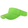 Lime Green Sun Visor Hat - Single Piece