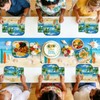 200Pcs Summer Beach Party Supplies Tropical Ocean Plates and Napkins