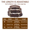 Genuine Leather Dog Collar Adjustable Super Soft Real for Small,