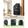 Key Security Box Wall Mount, 4-Digit Combination Lock Box with