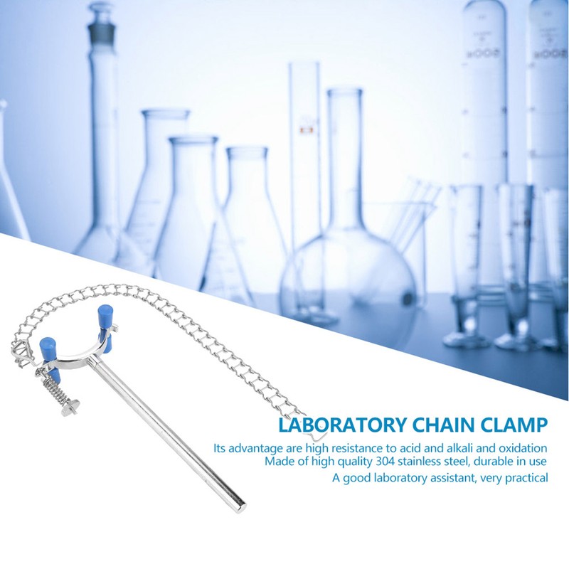 Laboratory Beaker Chain Clamp Clip Beaker Container Fixator Chemical Equipment