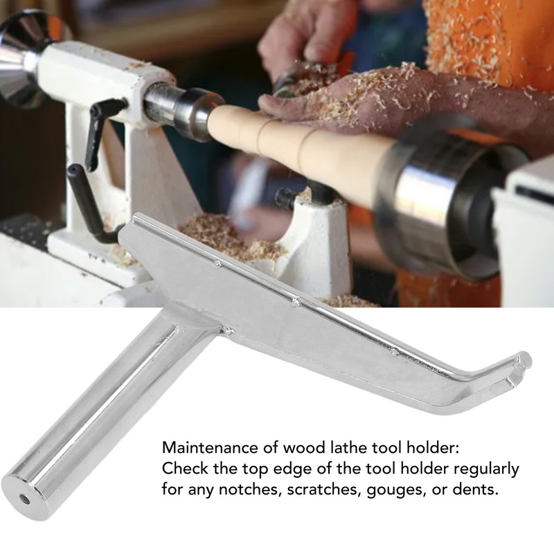 25mm Curved Lathe Tool Holder Alloy Steel 1in Diameter Post