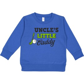 inktastic Uncles Little Caddy with Golf Club and Ball Toddler Sweatshirt 5-6 Royal 2c5f0