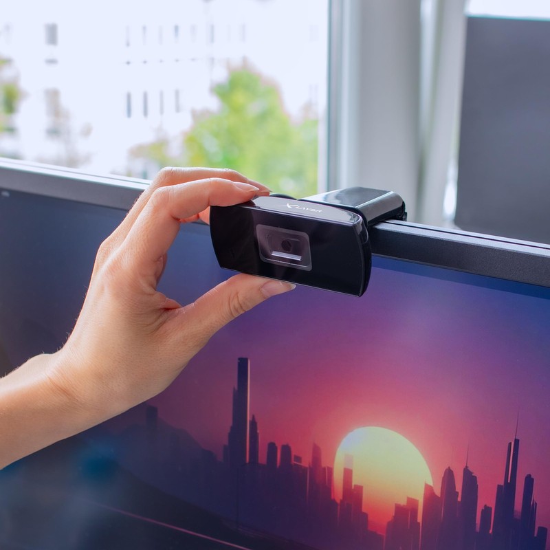 Xlayer Webcam 1080p I Full HD Webcam with Microphone I