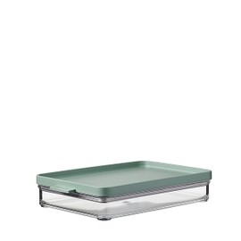 Mepal Wurst Aufbewahrung Kühlschrank - Kühlschrank Organizer Aufschnitt - Kühlschrankbehälter für die Aufbewahrung und Organisation in der Küche - 500 ml - Nordic sage