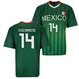 Chicharito Mexico National Team Fan Jersey (Small) Green