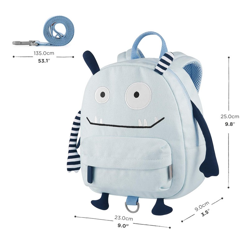 GAGAKU Kinderrucksack mit Brustgurt Mini Cartoon Kinder Rucksack für Jungen