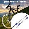 Motoforti 1 Pair Bicycle Quick Release Axles Front Wheel Rear