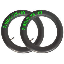 2-Pcs 2.50-10 Dirt Bike Tube 2.50/2.75-10 2.50-10 Inner Tube Straight Valve Stem Reinforced Thickness
