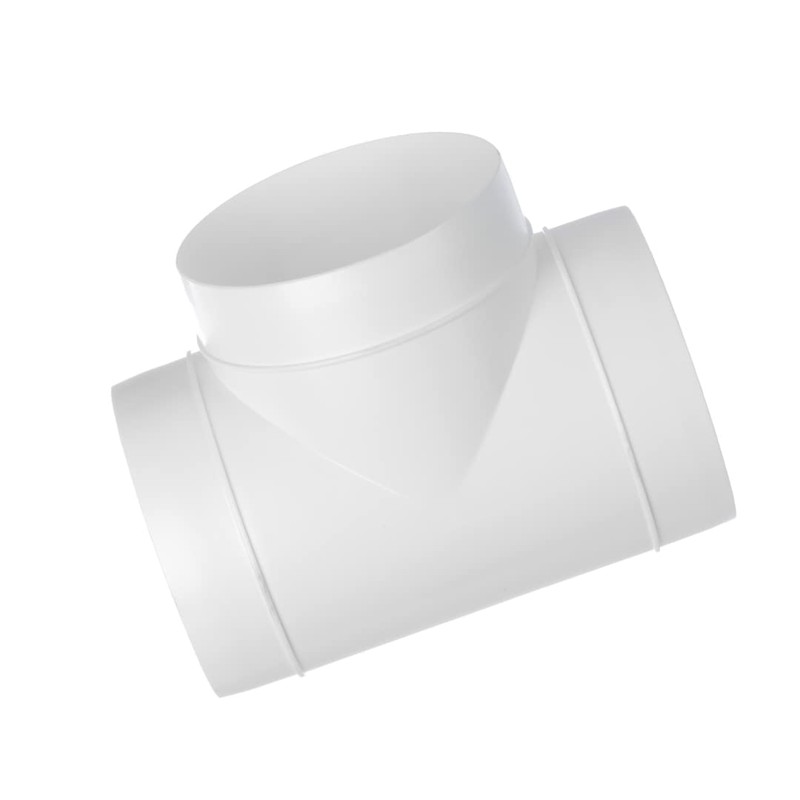125mm / 5 Inch T-Joint - 3 Way Duct Connector