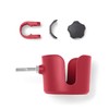 Medline Universal Cup Holder, Red - Versatile Mobility Accessory for