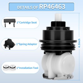 Automost RP46463 Shower Cartridge Compatible with Delta Monitor 17 Series (2006-Present) Dual Function Bath Tub and Shower Faucet Valve Shower Cartridge Assembly