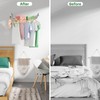 BAKON Clothes Drying Rack Wall Mounted 40", Laundry Clothes Drying