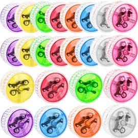 24 Pack LED Light Up Yo Yo Glow in The Dark Yo Yos for Beginner Level Birthday Party Favors Classroom Prizes Bulk Toys for Goodie Bags, 8 Colors