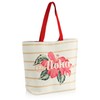 com-four® Beach Bag - Women's Shopper for Shopping - Modern