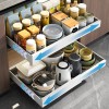 2pz Multiusos Cajón, Extraíbles Organizador Para Armarios