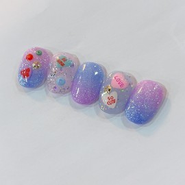  Handmade Nail Tips - Short Oval /  수제네일팁 - 숏오벌