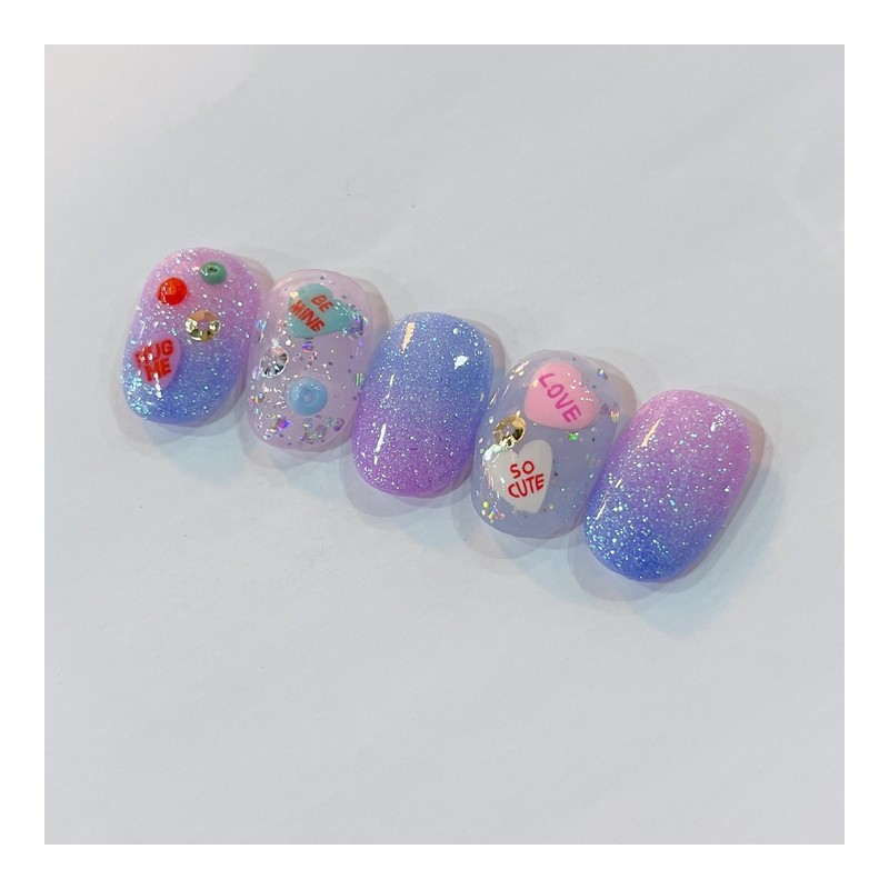  Handmade Nail Tips - Short Oval / 수제네일팁 -