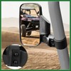 Motoforti Pair UTV Rear View Side Mirror 1.75" & 2"