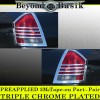 Torox For 2005 2006 2007 Chrysler 300 Chrome Rear Taillight