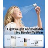 Blissfuhue Portable Clip on Fan, 3-in-1 Hands Free Mini Hat