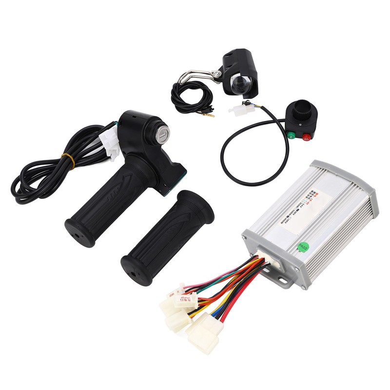 36V 800W Electric Bike Controller Handlebar Kit Overcurrent Protection Brush