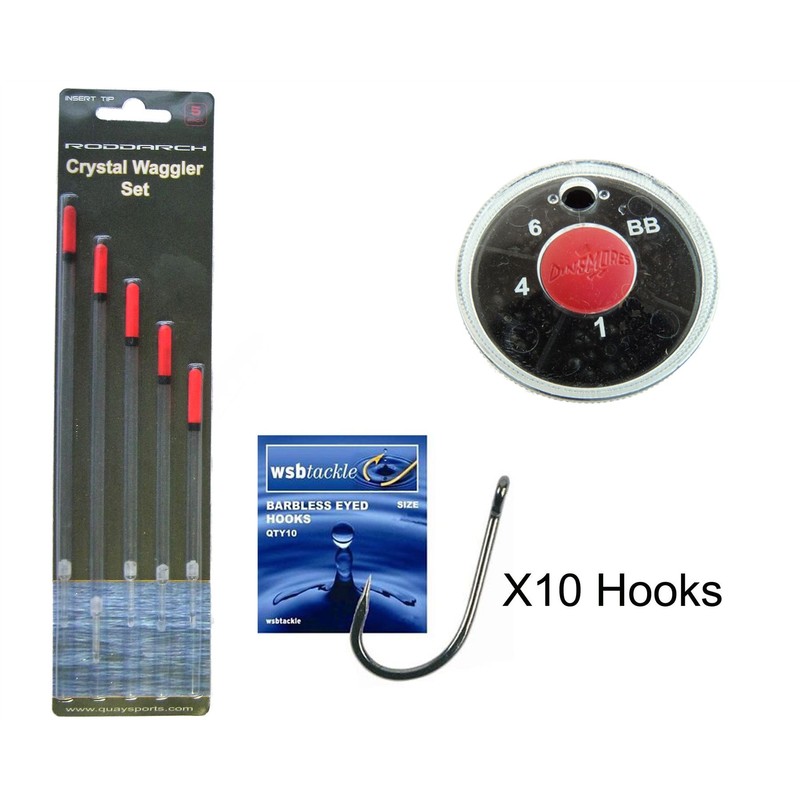 COMPLETE STARTER BEGINNER FISHING KIT SET & 10' ROD REEL