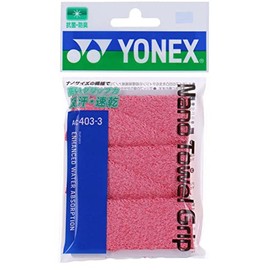 YONEX AC403-3 Nano Towel Grip Overgrip Tape 001/Red