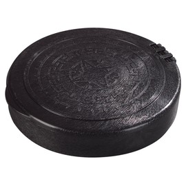 Carlisle 071003 Insulated Hinged Tortilla Server, 7" / 1", Black